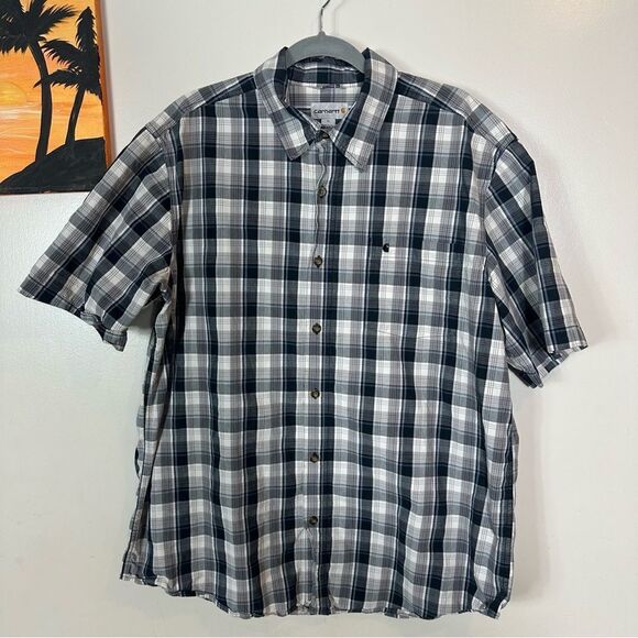 Carhartt Other - Carhartt Black and White Casual Button Down Shirt